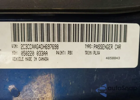 2013 Chrysler 300 Motown from USA, damaged, VIN 2C3CCAAG4DH697698